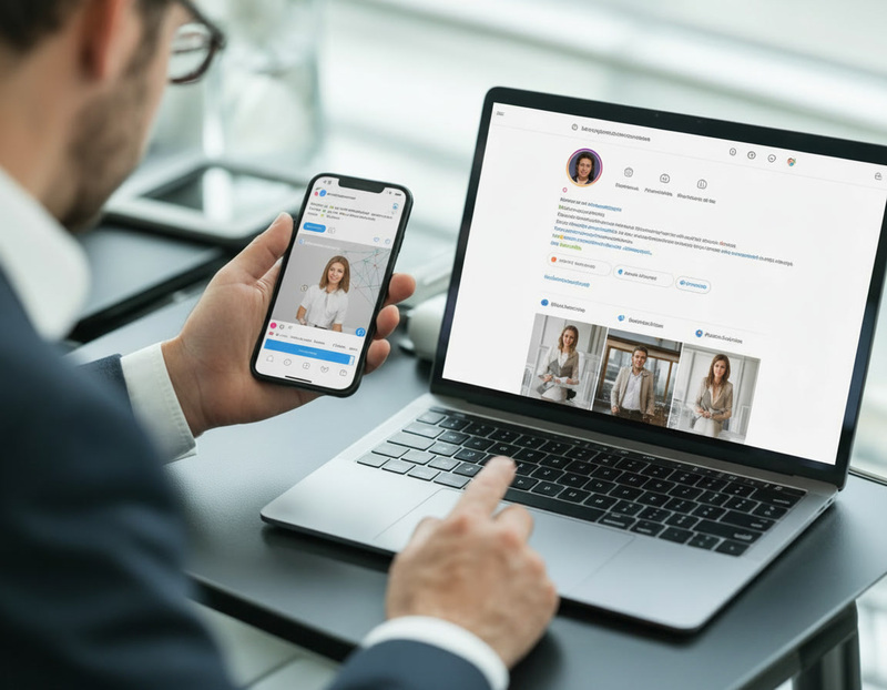 site ou instagram para negócios comparação