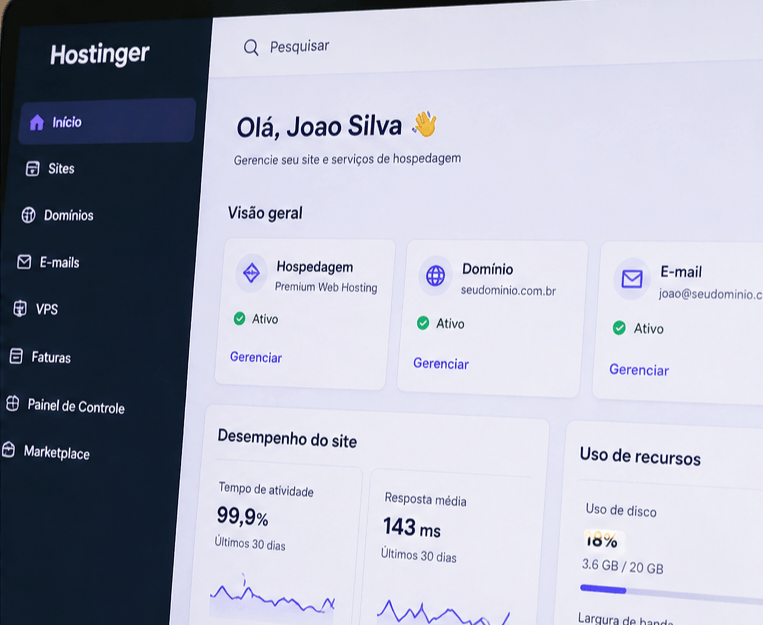 Custos de hospedagem e domínio de site